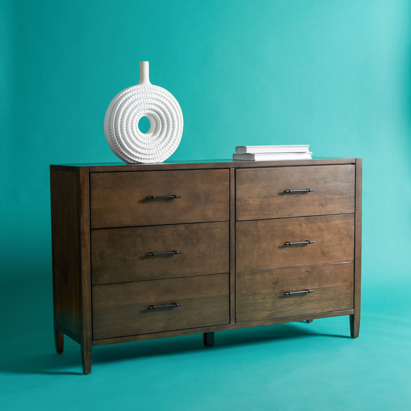 SafaviehCouture Tompkins 6 Drawer Dresser Wayfair